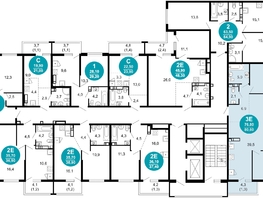 Продается 2-комнатная квартира ЖК Лестория, дом 5, 80.6 м², 30748900 рублей
