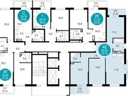 Продается 3-комнатная квартира ЖК Лестория, дом 5, 73.1  м², 25387630 рублей