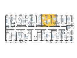 Продается 2-комнатная квартира ЖК Небо, литера 4, 59.6  м², 8916160 рублей