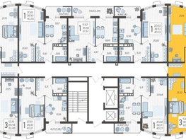 Продается 3-комнатная квартира ЖК Режиссёр, литера 4, 92.54  м², 12863060 рублей