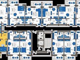 Продается 1-комнатная квартира ЖК Летний, корпус 5, 40.6  м², 13718740 рублей