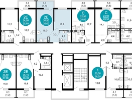 Продается 1-комнатная квартира ЖК Лестория, дом 2, 35.6  м², 16739120 рублей