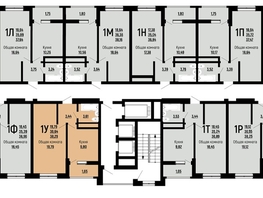 Продается 1-комнатная квартира ЖК Славянка, литера 10, 38.29  м², 5549000 рублей