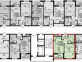 Продается 1-комнатная квартира ЖК Botanica Hills (Ботаника Хилс), лит 1, 33.46  м², 9607000 рублей