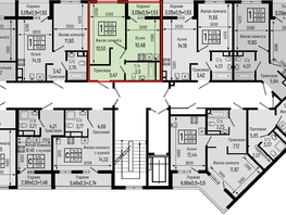 Продается 1-комнатная квартира ЖК Botanica Hills (Ботаника Хилс), лит 1, 34.91  м², 9390000 рублей