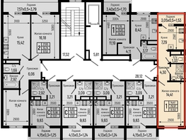 Продается 1-комнатная квартира ЖК Botanica Hills (Ботаника Хилс), лит 2, 31.5  м², 9332000 рублей