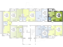 Продается Студия ЖК Молодежный 2, литера 11, 34.82  м², 3952070 рублей