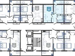 Продается 1-комнатная квартира ЖК Облака-3, дом 1, 35.2  м², 7626080 рублей