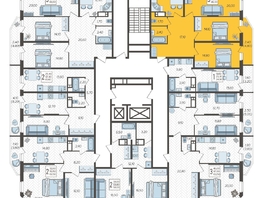 Продается 3-комнатная квартира ЖК Зеленодар, литера 6, 86  м², 9890000 рублей