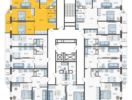 Продается 3-комнатная квартира ЖК Зеленодар, литера 6, 89.5  м², 10247750 рублей