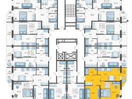 Продается 2-комнатная квартира ЖК Зеленодар, литера 7, 62.5  м², 7187500 рублей