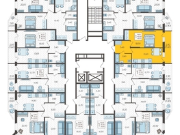 Продается 1-комнатная квартира ЖК Зеленодар, литера 7, 43.7  м², 5746550 рублей