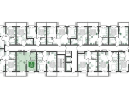 Продается 1-комнатная квартира ЖК Флора, 3 этап литера 5, 37.4  м², 18089536 рублей