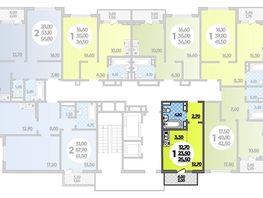 Продается Студия ЖК Парк у дома, литера 7.1, 25.5  м², 4749999 рублей