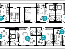 Продается 2-комнатная квартира АО Нескучный сад, корпус 1, 37.4  м², 35447720 рублей