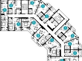 Продается 1-комнатная квартира АО Нескучный сад, корпус 1, 22.6  м², 26679300 рублей