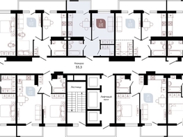 Продается 1-комнатная квартира ЖК Отражение, 2 очередь литера 3, 34.4  м², 5211600 рублей