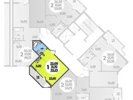 Продается Студия ЖК Горгиппия, литера 2, 33.23  м², 7782465 рублей