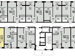 Продается 1-комнатная квартира ЖК Славянка, литера 10, 36.96  м², 5209000 рублей