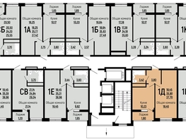 Продается 1-комнатная квартира ЖК Славянка, литера 10, 37.7  м², 5278000 рублей