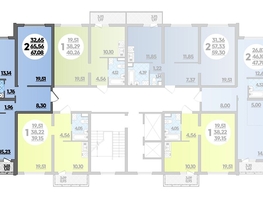 Продается 2-комнатная квартира ЖК Город у моря, литер 17, 67.08  м², 8492328 рублей