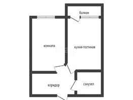 Продается 1-комнатная квартира Командорская ул, 34.7  м², 4950000 рублей