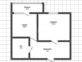 Продается 1-комнатная квартира Крылатская ул, 37.3  м², 3400000 рублей