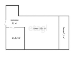 Продается Студия ЖК Открытие, 20.8  м², 2449000 рублей