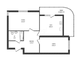 Продается 2-комнатная квартира Конгрессная ул, 68.5  м², 9000000 рублей