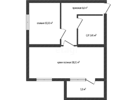 Продается 1-комнатная квартира ЖК Огурцы, литера 2, 39.85  м², 4800000 рублей