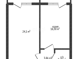 Продается 1-комнатная квартира ЖК Стрижи, литера 1, 34  м², 5000000 рублей