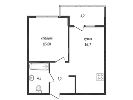 Продается 1-комнатная квартира 1-й Лиговский пр-д, 39.4  м², 7500000 рублей