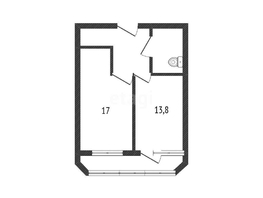 Продается 1-комнатная квартира ЖК Лучший, литер 3, 45.86  м², 5300000 рублей