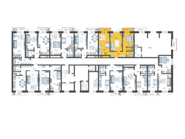 Продается 2-комнатная квартира ЖК Небо, литера 2, 58.5  м², 7950150 рублей