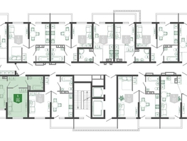 Продается 1-комнатная квартира ЖК Флора, 3 этап литера 4, 38.1 м², 13361670 рублей