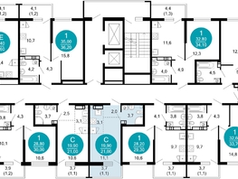 Продается 1-комнатная квартира ЖК Лестория, дом 1, 20.9  м&sup2;, 13096370 рублей