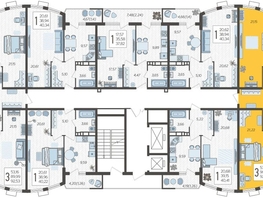 Продается 3-комнатная квартира ЖК Режиссёр, литера 4, 92.57  м², 14274294 рублей