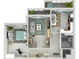 Продается 2-комнатная квартира ЖК Дом у озера, 66.8 м², 10872368 рублей