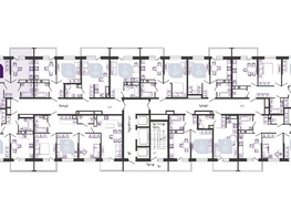 Продается 2-комнатная квартира ЖК Улыбка, литера 1, 43.4  м², 8002960 рублей