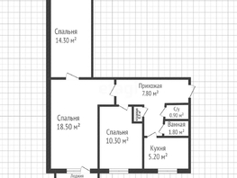 Продается 3-комнатная квартира Строительная ул, 59.2  м², 2000000 рублей