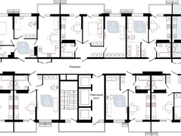 Продается 2-комнатная квартира ЖК Отражение, 2 очередь литера 4, 53.9  м², 7303450 рублей