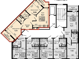 Продается 2-комнатная квартира ЖК Botanica Hills (Ботаника Хилс), литера 2, 59.68  м², 16671000 рублей