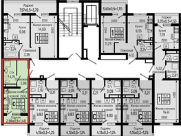 Продается Студия ЖК Botanica Hills (Ботаника Хилс), литера 1, 17.19  м², 6314920 рублей