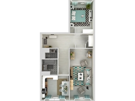 Продается 2-комнатная квартира ЖК Дом у озера, 64.9  м², 9072475 рублей