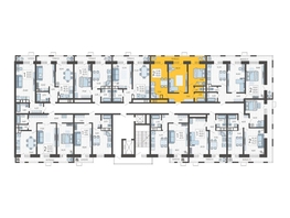 Продается 2-комнатная квартира ЖК Небо, литера 6, 59.6 м², 9265920 рублей