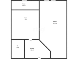 Продается 1-комнатная квартира ЖК Достояние, литера 16, 37.3  м², 6100000 рублей