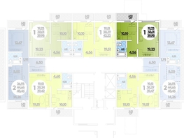 Продается 1-комнатная квартира ЖК Восточный, квартал 1.3 литера 16, 39.98  м², 5799999 рублей