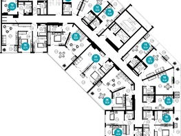 Продается 2-комнатная квартира АО Нескучный сад, корпус 1, 57 м², 41042860 рублей