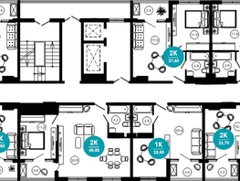 Продается 2-комнатная квартира АО Нескучный сад, корпус 1, 49.7 м², 44873120 рублей