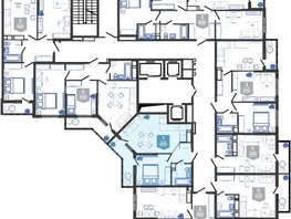 Продается 1-комнатная квартира ЖК Облака-3, дом 1, 41.4  м², 8210448 рублей